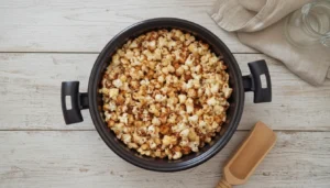 Pipoca de leite Ninho com leite condensado – Passo 3