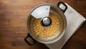 Pipoca doce de chocolate – Passo 3