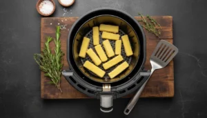 Polenta frita na air fryer – Passo 9