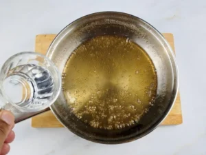 Pudim de leite em pó na air fryer – Passo 3 (original)