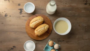 Pudim de pão na air fryer – Passo 1