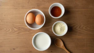 Pudim fit na air fryer – Passo 1