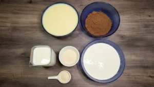 Pudim gelado de chocolate – Passo 1