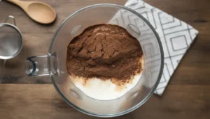 Pudim gelado de chocolate – Passo 3
