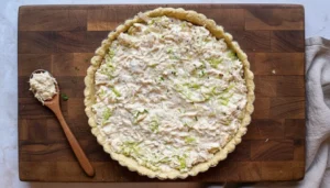 Quiche de frango com alho-poró – Passo 11