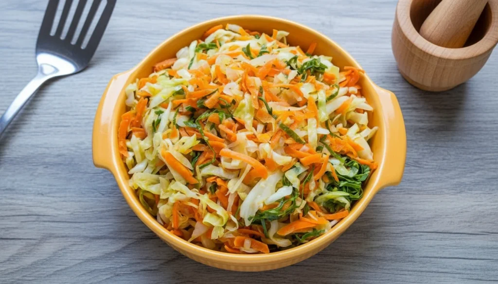 Repolho refogado com cenoura – Destaque