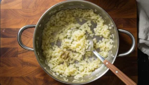 Repolho refogado com cenoura – Passo 3