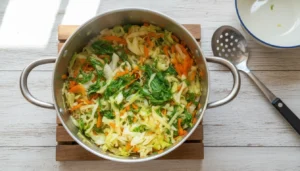 Repolho refogado com cenoura – Passo 6