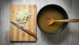 Risoto simples – Passo 2