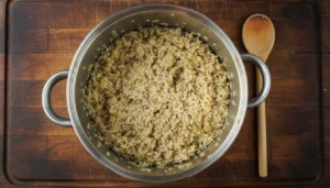 Risoto simples – Passo 4