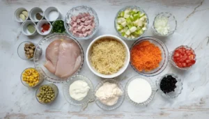 Salpicão de Natal simples – Passo 1