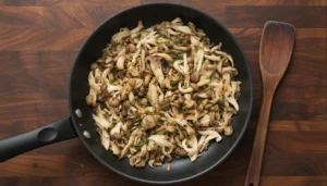 Shimeji na manteiga e shoyu – Passo 4