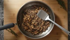 Shimeji na manteiga e shoyu – Passo 5