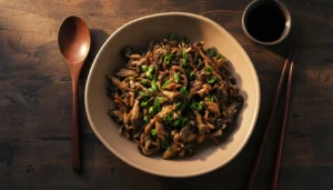 Shimeji na manteiga e shoyu – Passo 6