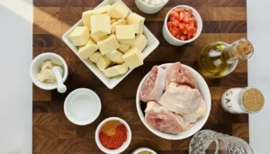 Sopa de mandioca com frango – Passo 1