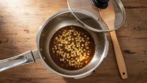 Sopa de mandioca com frango – Passo 4