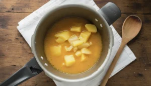 Sopa de mandioca com frango – Passo 6