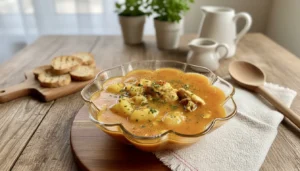 Sopa de mandioca com frango – Passo 8