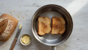 Toast de ricota com cogumelos – Passo 4