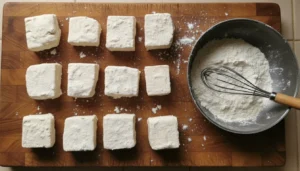 Tofu alho e óleo – Passo 2