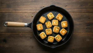 Tofu alho e óleo – Passo 3
