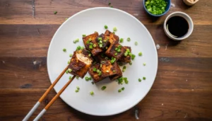 Tofu alho e óleo – Passo 6