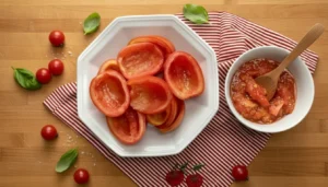 Tomate seco na airfryer – Passo 2