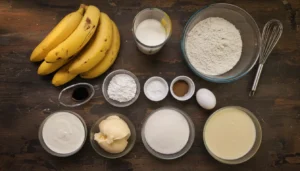 Torta de banana com farofa – Passo 1