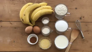 Torta de banana cremosa – Passo 1