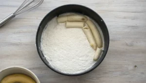 Torta de banana cremosa – Passo 4