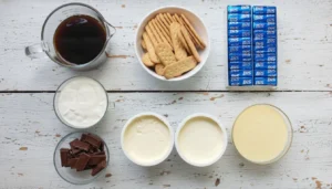 Torta de bolacha com nata – Passo 1