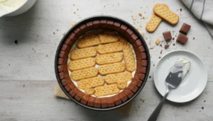 Torta de bolacha com nata – Passo 5