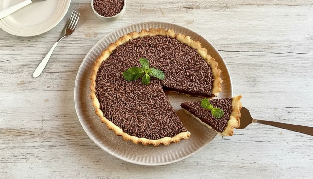 Torta de chocolate simples – Destaque