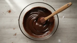 Torta de chocolate simples – Passo 7