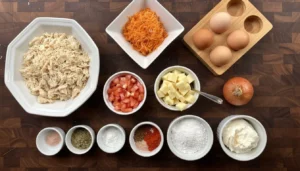 Torta de frango com tapioca – Passo 1