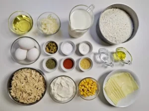 Torta de frango de liquidificador da vovó – Passo 1 (original)