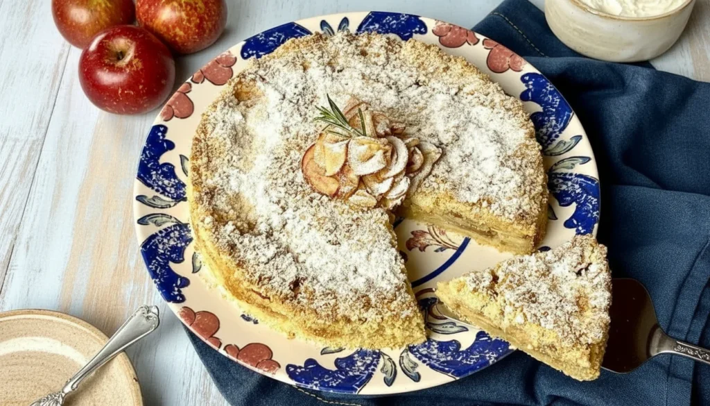 Torta de maçã na air fryer – Destaque