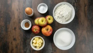 Torta de maçã na air fryer – Passo 1