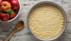 Torta de maçã na air fryer – Passo 6