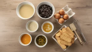 Torta de maracujá com chocolate simples – Passo 1