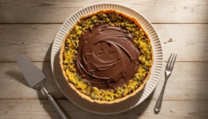 Torta de maracujá com chocolate simples – Passo 8