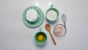 Torta de queijo sem glúten com ricota e gorgonzola – Passo 1