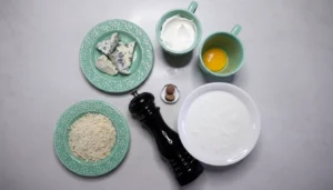 Torta de queijo sem glúten com ricota e gorgonzola – Passo 2