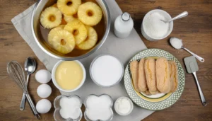 Torta gelada de abacaxi com coco – Passo 1