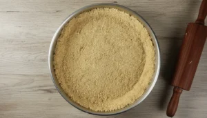 Torta gelada de abacaxi e chocolate – Passo 3