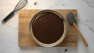 Torta gelada de abacaxi e chocolate – Passo 7