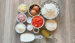 Torta salgada de liquidificador fofinha – Passo 1