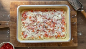 Torta salgada de liquidificador fofinha – Passo 5