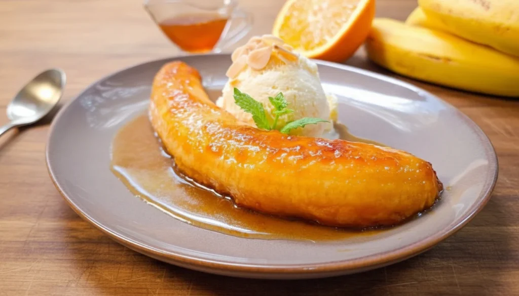 Banana flambada – Destaque