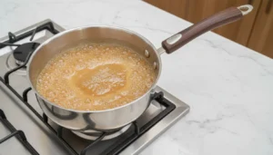 Banana flambada – Passo 2